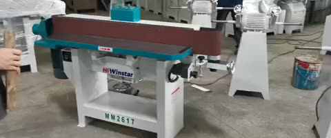 MM2617 ağaç İşleme dikey kemer salınımlı kenar zımpara makinesi