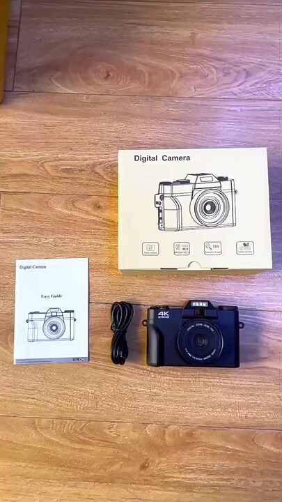 人気フリップスクリーン48メガピクセルWIFI 16倍ズーム4K HD高解像度