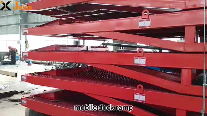 Mobile Loading Ramp Loading/Unloading Dock Platform for Van/Container ...