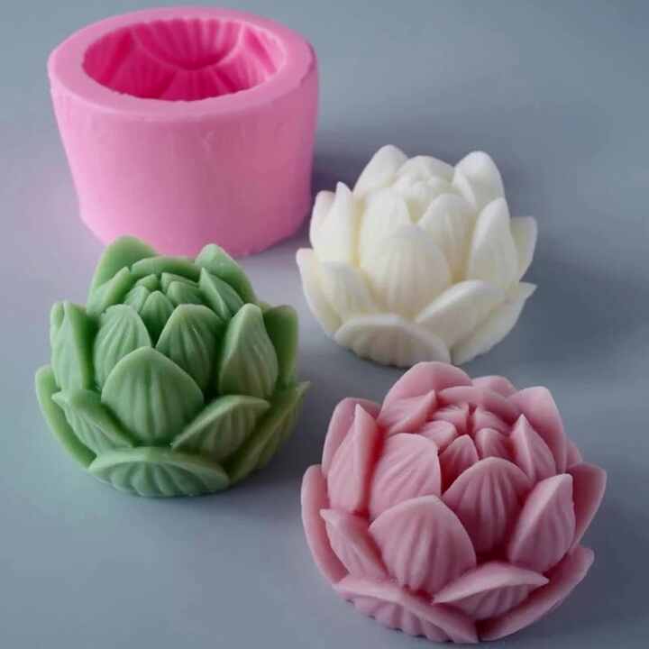 Lotus Pond Dragonfly Silicone Mold - 3D Baking & Soap Making Mold