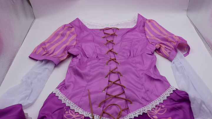 New Arrival Adult Princess Tangled Rapunzel Costume for Halloween Party