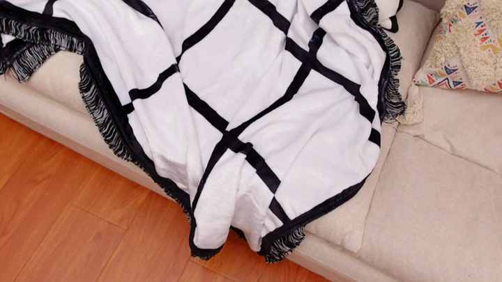 Custom Printed Polyester Throw Blankets For Sublimation Oem