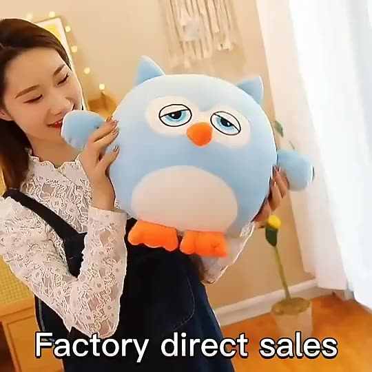 Plush Buho Peluche Amazon Cute Owl Plush Pillow Blanket In