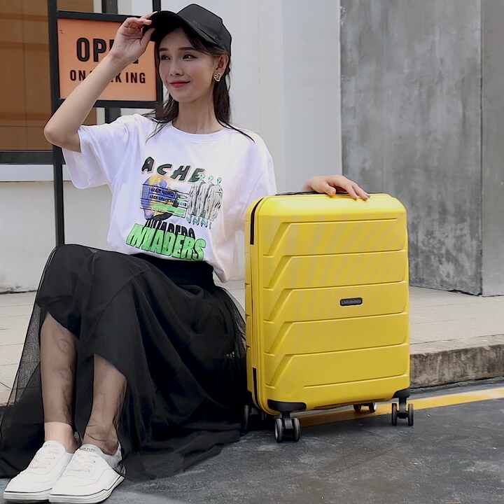 Spinner koper perjalanan, Set bagasi ukuran kabin ringan pp 20 