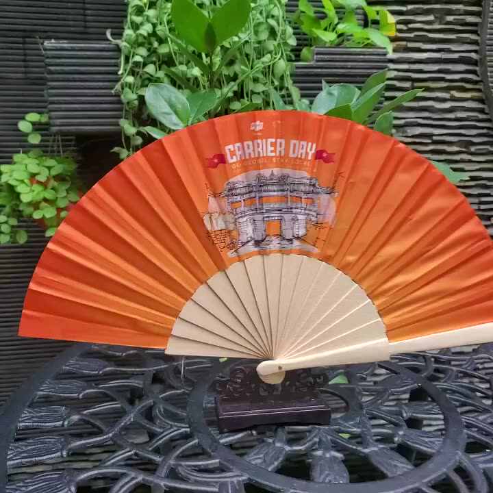 Bambus Bambus Seiden fcher/Asian Silk Falt fcher