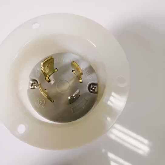 Pack Of 6 NEMA L14-30 Locking Flanged Inlets, 30A 125/250V AC – Grounding Power Connector