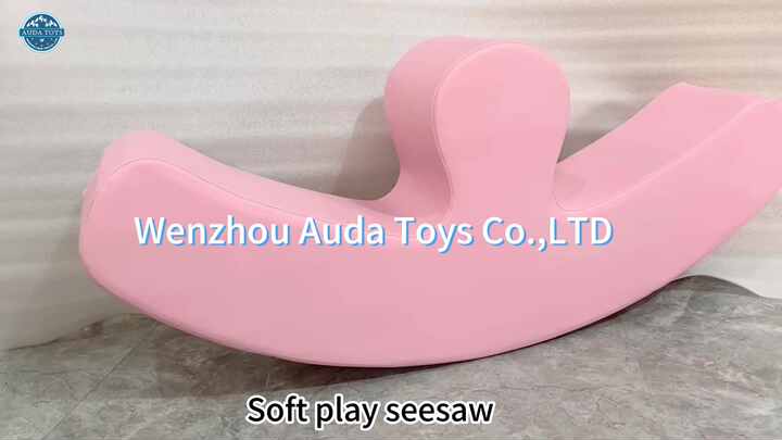 Customized Audatoys Soft Play Seesaw for Kids Indoor/Outdoor Playground  Equipment for Schools Shopping Malls Made PE Material 1