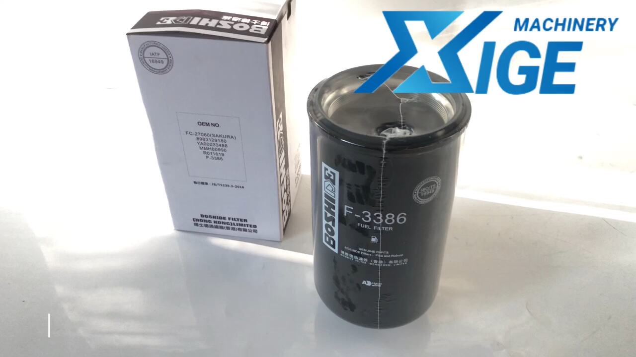 Engine Fuel Filter YA00033486 for Excavators ZAX330-5A