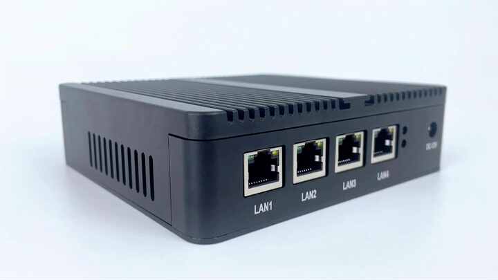 Intel N100 Mini PC Server: 4 LAN Ports, Fanless, Industrial