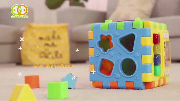 Cartoon Baby Play Activity Cube Educational Toys for Kids
