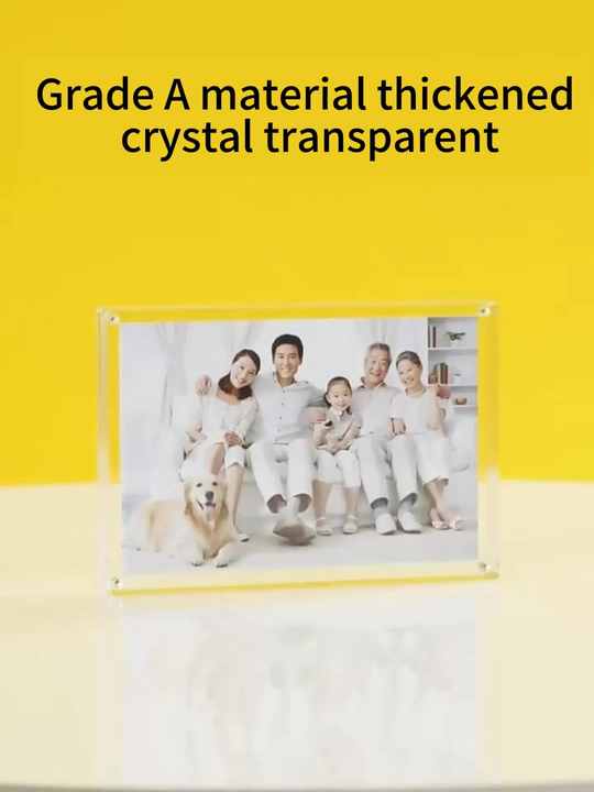 Custom Sized Desktop Display DoubleSided Clear Acrylic Picture Card