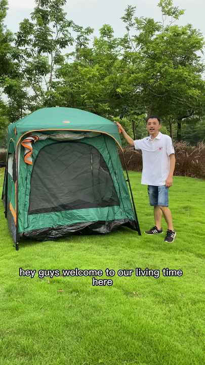Acampar Kamping Barraca Zelt Tenda Tienda 210 D Oxford Cloth Family Folding  Luxury Beach Glamping Camping Tther Outdoor Tents