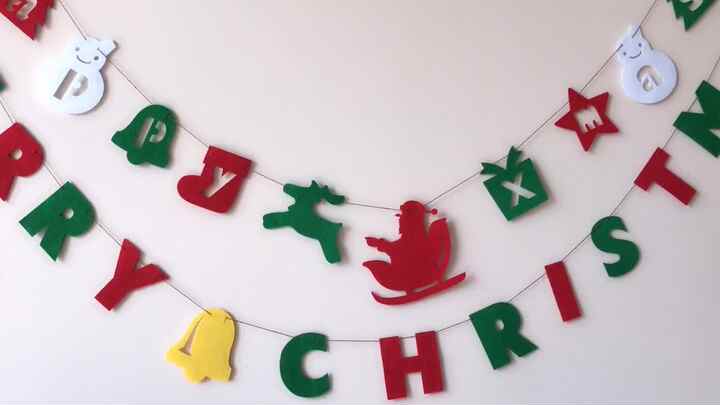 St. Patrick's Day Girlande Aus Filz - Kleeblatt-Girlande 2,5 M Mit 10 Kleeblättern, Grün & Hellgrün