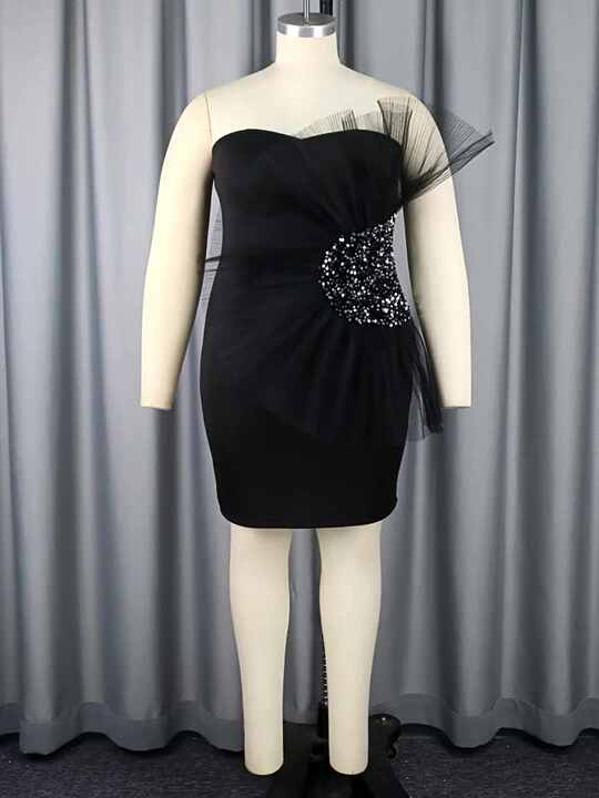 princess polly baby blue dress Women's Plus Size Black Dresses | Black Curve Dresses