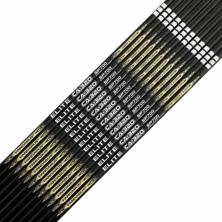 12pcs ID3.2mm 40T Flèches En Carbone Sp350-1000 Avec Des Plumes De Rotation En M Tal Pour Le 765047
