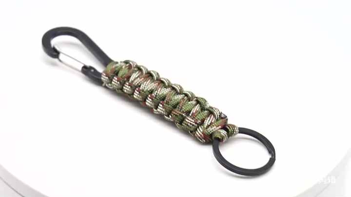Macrame Lanyard Keychain Holder Key Organizer for Camping Hiking