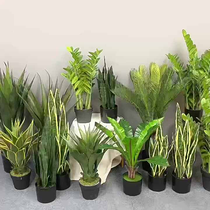 High Flame Retardant Plastic Tree Artificial Banana Plant Large