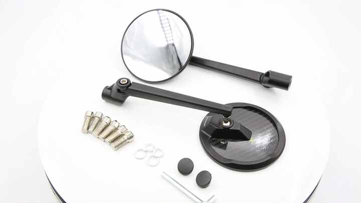 Espejos Para Moto Universal 8mm/10mm Carbon Fiber Modify Side