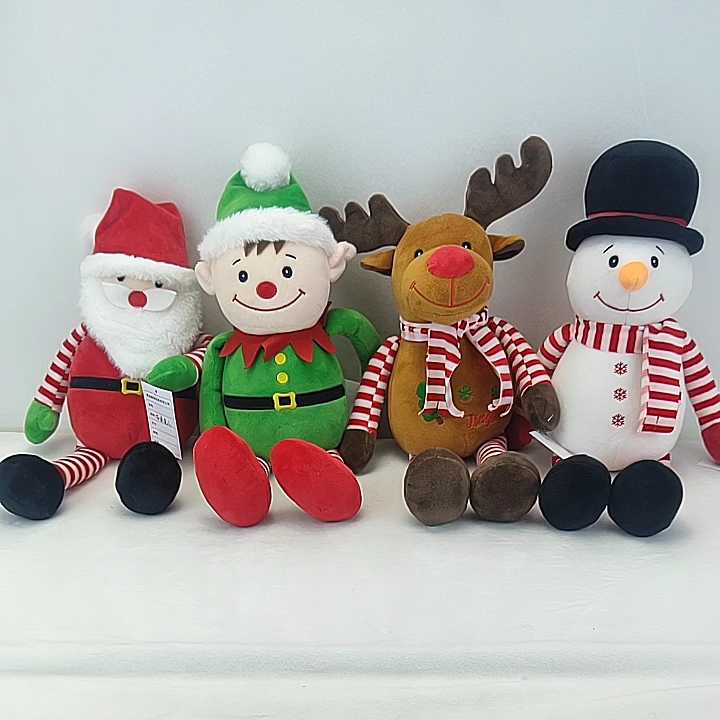 クリスマススノーボールぬいぐるみスノーマンぬいぐるみ帽子とスカーフ