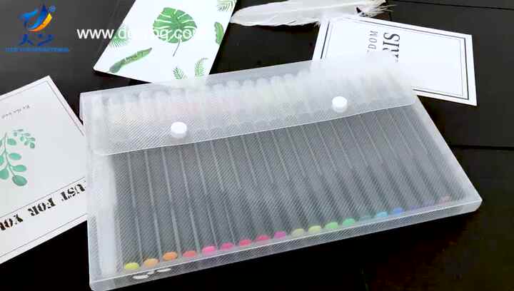 Set 12 Mini Pennelli Per Miscelazione Inchiostro - Testa Liscia E
