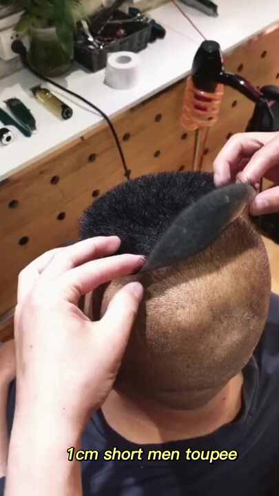 Ng Cornici Di Cornici Più Sottili La Pelle Di Sostuzione Dei Capelli Toupee Uomini Peli Umani Premium V ​​loop Pelle Sottile Uomo Toupee Da 169,65 € | DHgate - Foto 5