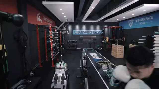 Livepro High Quality Gym Wall Mounted Rack Vertical Barbell