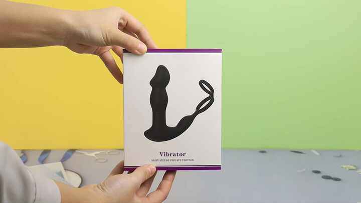Ylove Comfortable Silicone Butt Plug with Dual Vibrating Cock Ring Anal  Beads Sex Toy for Men Enhancing Sexual Pleasure