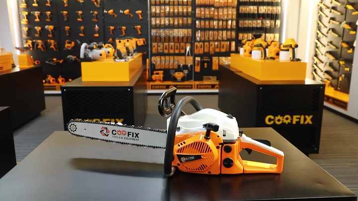 Coofix Gasoline Chainsaw - Powerful 52/58CC Wood Cutter