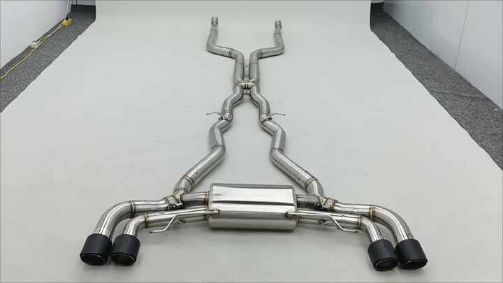 Custom 304 Stainless Steel Tuning Valve Muffler Pipe Exhaust Catback ...