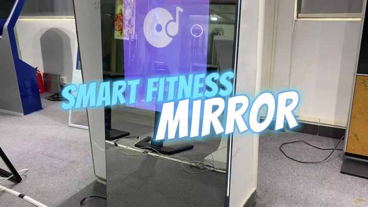 43 Inch Gym Usage Digital Signage Smart Fitness Mirror Interactive