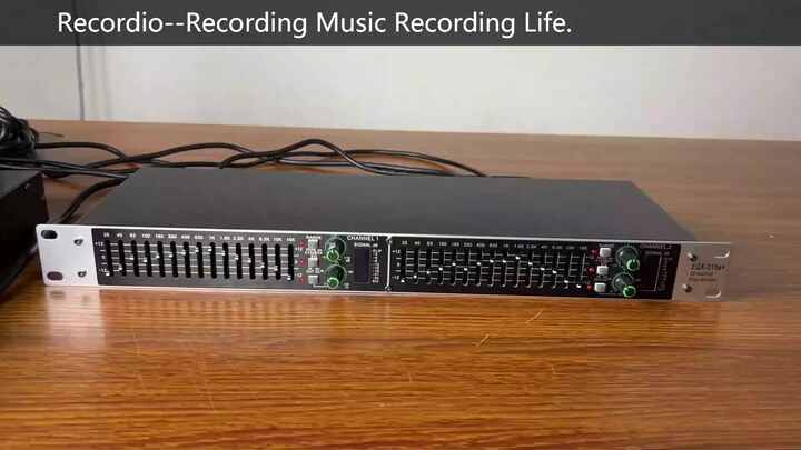 GAX-EQ215S Dual 15-Segment Graphic Equalizer for Professional