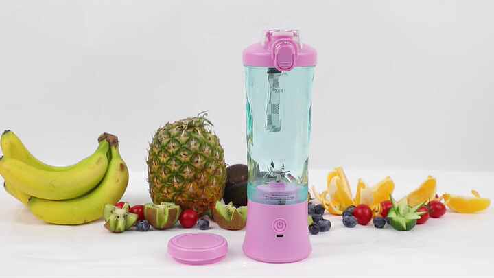 600ML Portable Electric Juicer USB Rechargeable Blender