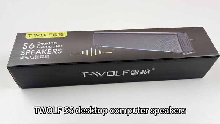 Long Strip LED Speaker Home Theatre Caixa De Som Computer Sound bar Music  Subwoofer Mini Wired Strip Usb Speaker