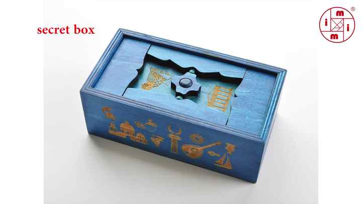 Wooden Magic Trick Puzzle Box - Secret Box for Kids & Adults