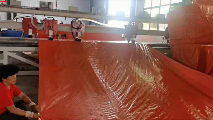 Concrete Curing Blanket Insulated Tarp/China Heated Construction