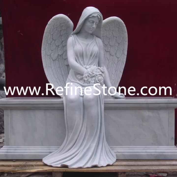 白い大理石の天使像彫刻ヌードエンジェル、しだれ天使像| Alibaba.com