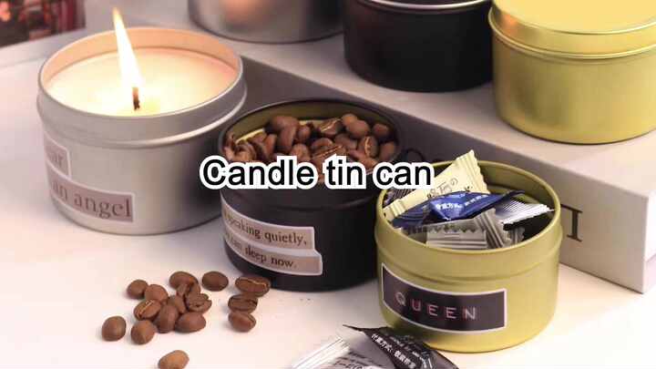 JYB Cheap Price 4/6/8/10/12/16oz 0.23mm Tinplate Canister High