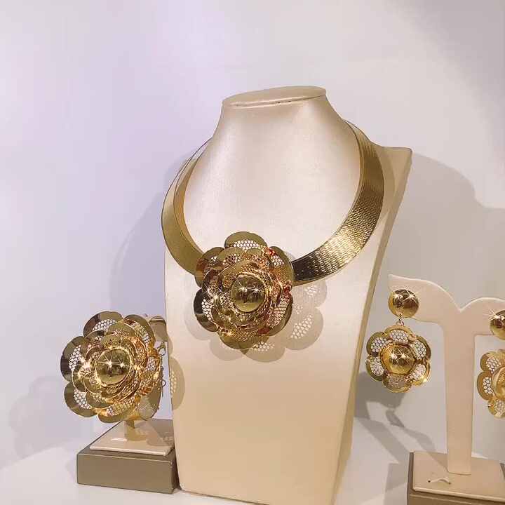 人気のファッション高級トレンディな結婚式銅ブラジルイタリア18K24K 