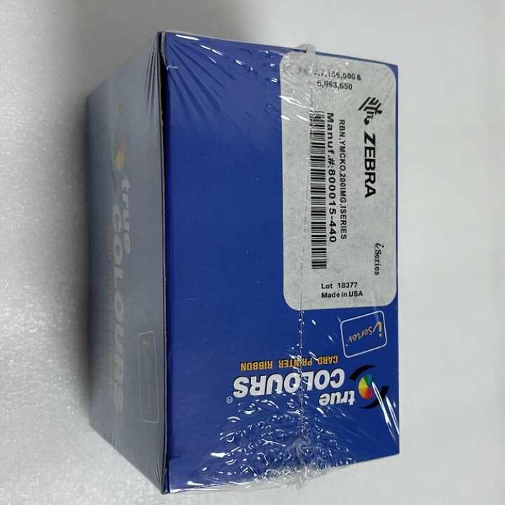 Nastro A Colori 800015-940 Per Stampanti Zebra P100i P100M P110i P120i ID Card 800015-940 YMCKO Ribbon 200 Immagini Originali - Foto 10