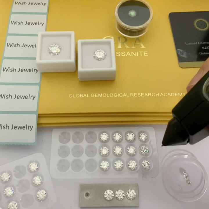 Shop Our American Laboratory Diamond Moissanite Gemstones