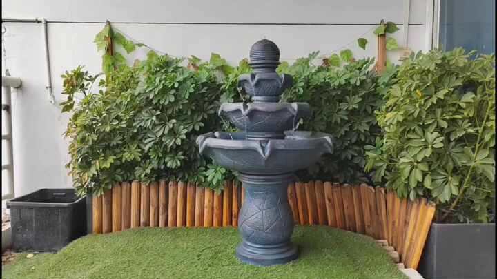 卸売 格安 高級樹脂製 3段式 ガーデンファウンテン 屋外噴水| Alibaba.com