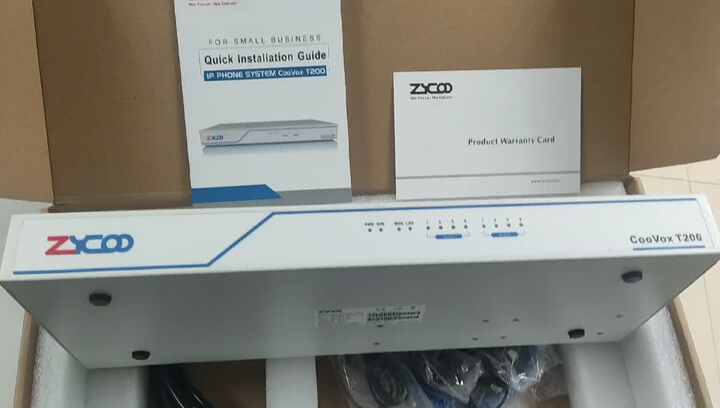 CooVox-T200 Zycoo IP PBX: Streamlined VoIP for Efficient Business