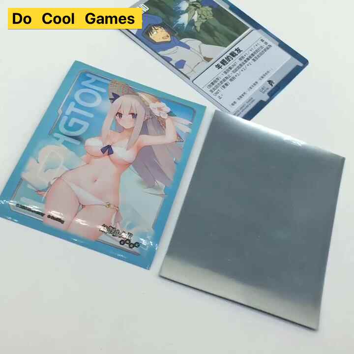 Custom Anime Sexy Girl Board Games Card Sleeves clear Playing Card Sleeves  for TCG/CCG/MTG