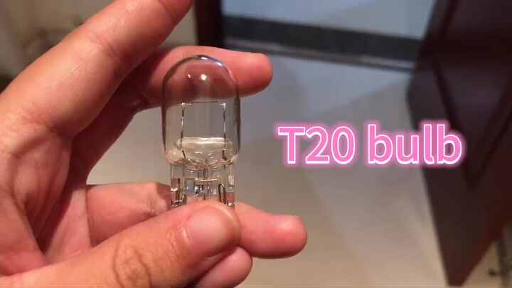 T20 W21/5W 12V Halogen Reading Lamp for Car Instrument Lights