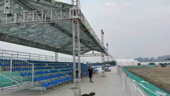 Outdoor Steel Structure Fixed Scaffolding Grandstand Seating