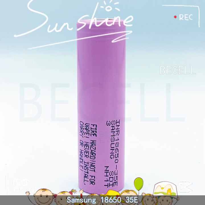 100% Full Capacity 3500mAh 18650 Lithium Battery INR 18650 35E 3500mAh Li  Ion ACCU for SAMSUNG 35E