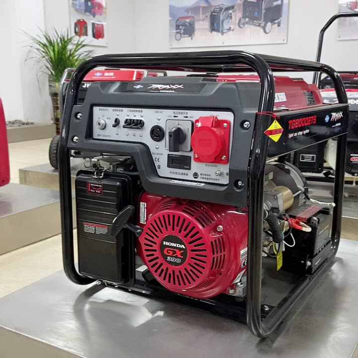 HONDA GX390 6KW Benzinli Jeneratör - 25L Depo, Elektrikli Başlatma
