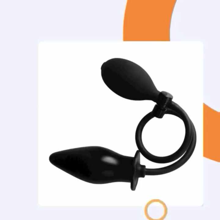 inflatable anal plug video Big Anal Beads Silicone Butt Plugs Kegel Ball Kulki Analne Anal Butt Plug  Dilator Long Anal Plug Sexual Toys for Woman Men Gay main image 1