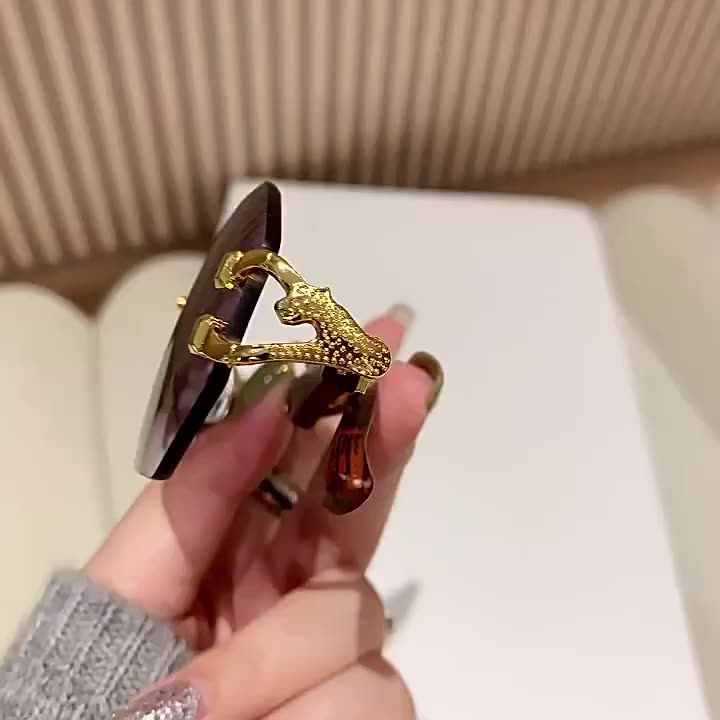 2024 petit octogone sans monture lunettes de soleil hommes femmes