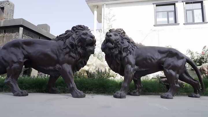 等身大アートデコレーションメタルクラフトブロンズグレートデーン犬の